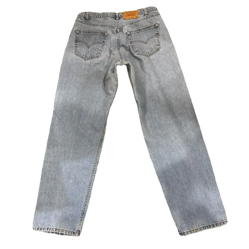 Vtg Levi’s 565 Jeans Men 36x34 Blue Loose Wide Leg‎ Skater hip hop baggy 10/97